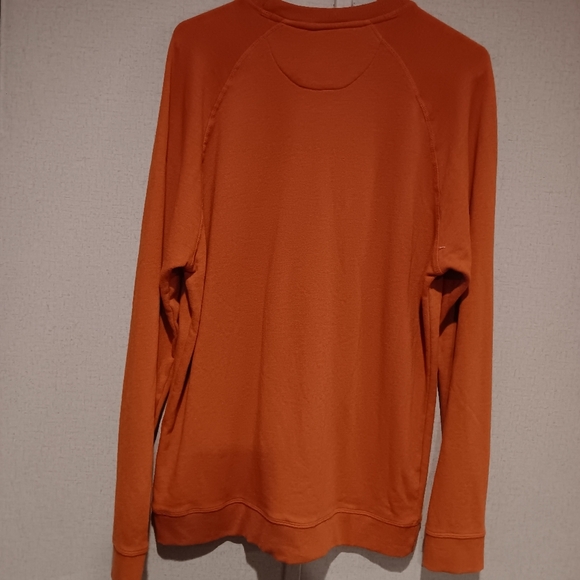 johnnie-O Men's Orange Crewneck Sweater - Picture 4 of 4